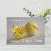 Baby shower nodigt Sjabloon uit Kaart (Staand voorkant)
