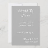 Baby shower nodigt Sjabloon uit Kaart (Achterkant)