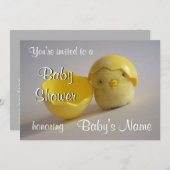 Baby shower nodigt Sjabloon uit Kaart (Voorkant / Achterkant)