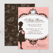 baby shower nodigt uit kaart (Voorkant / Achterkant)