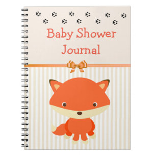 Baby shower Notitieboek Journal, Forest Animal The