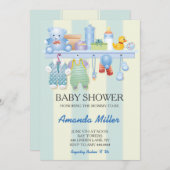 baby shower Nursery Invitations Kaart (Voorkant / Achterkant)