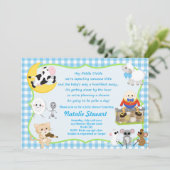Baby shower Nursery Rhyme Kaart (Staand voorkant)