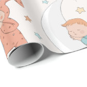 Baby shower Nursery Wrapping Paper Cadeaupapier (Rol Hoek)
