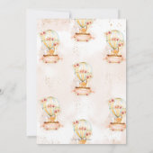 Baby shower Oerwouden  Bedankkaart (Achterkant)