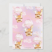 Baby shower Oerwouden  Bedankkaart (Achterkant)