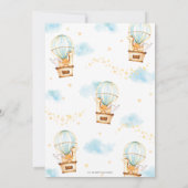 Baby shower Oerwouden Bedankkaart (Achterkant)