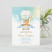 Baby shower Oerwouden Kaart (Staand voorkant)