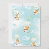 Baby shower Oerwouden Kaart (Achterkant)