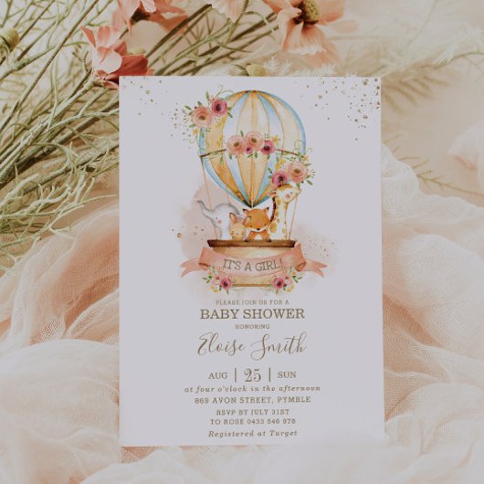 Baby shower Oerwouden  Kaart