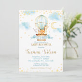 Baby shower Oerwouden Kaart (Staand voorkant)