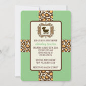 Baby shower of gender onthullen partijuitnodiginge kaart (Voorkant)