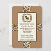 Baby shower of gender onthullen partijuitnodiginge kaart (Voorkant)