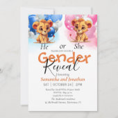 baby shower of geslacht onthullen aankondiging (Voorkant)