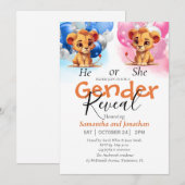 baby shower of geslacht onthullen aankondiging (Voorkant / Achterkant)