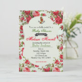  Baby shower of verjaardagsuitnodiging Kaart (Staand voorkant)