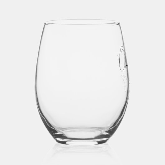 Baby shower Oh Baby Feet Wijnglas Zonder Voet (Rechts)