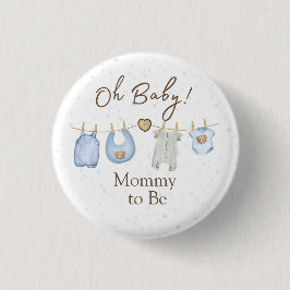 Baby Shower Oh Baby! Knoopje Ronde Button 3,2 Cm