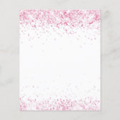 Baby shower olifant blauw roze wit (Achterkant)