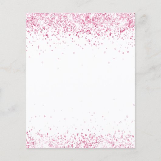 Baby shower olifant blauw roze wit (Achterkant)