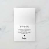 Baby shower olifant dank u kaarten, groen kaart (Binnen)