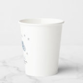 Baby shower olifant met luchtballon papieren bekers (Links)