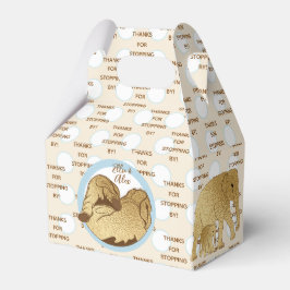 Baby shower Olifant Moeder en Baby Bedankdoosjes