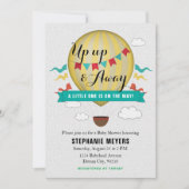 Baby shower omhoog en weg kaart (Voorkant)