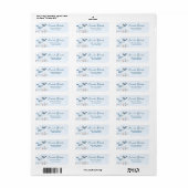 Baby Shower onder de zee Etiket (Full Sheet)