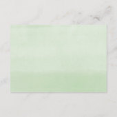 Baby shower onder douche invoegen roze goud hart informatiekaartje (Achterkant)