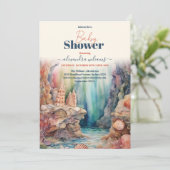 Baby shower onder het Zee Kaart (Staand voorkant)