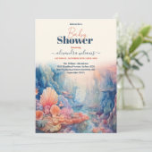 Baby shower onder het Zee Kaart (Staand voorkant)