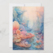 Baby shower onder het Zee Kaart (Achterkant)