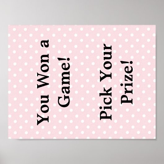 Baby shower ondertekenen poster (Voorkant)