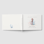 Baby shower onderwater zeewier gastenboek (Volledig)