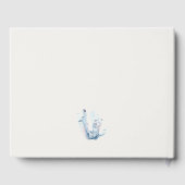 Baby shower onderwater zeewier gastenboek (Achterkant)