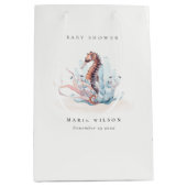Baby shower onderwater zeewier medium cadeauzakje (Voorkant)