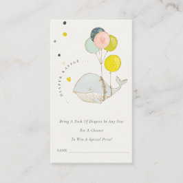 Baby shower onderwaterballon walserij luzerne informatiekaartje