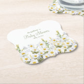 Baby shower Onderzetters (Gekanteld)