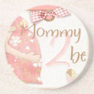Baby shower Onderzetters van mama