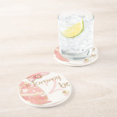 Baby shower Onderzetters van mama (Zijkant)