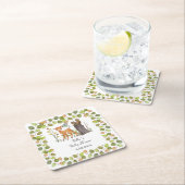 Baby shower Onderzetters Woodland Animals (Insitu)