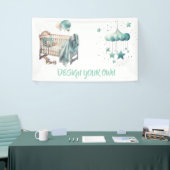 Baby Shower Ontwerp je eigen Spandoek (Beurs)