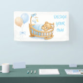 Baby Shower Ontwerp Je Eigen Spandoek (Beurs)