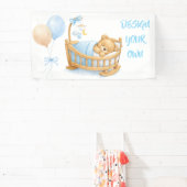 Baby Shower Ontwerp Je Eigen Spandoek (Insitu)