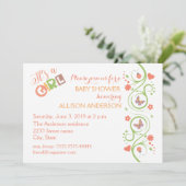 Baby shower ontwerp kaart (Staand voorkant)