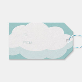 Baby shower Ooievaar Levering (Boy) Cadeaulabel