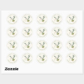 Baby Shower Ooievaar Sticker Kleine Spruit (Vel)