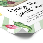 baby shower op de boerenmarkt-zoete rotzooi poster (Hoek)