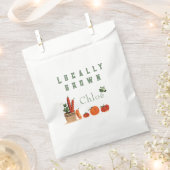 Baby shower op de landbouwmarkt bedankzakje (Geknipt)